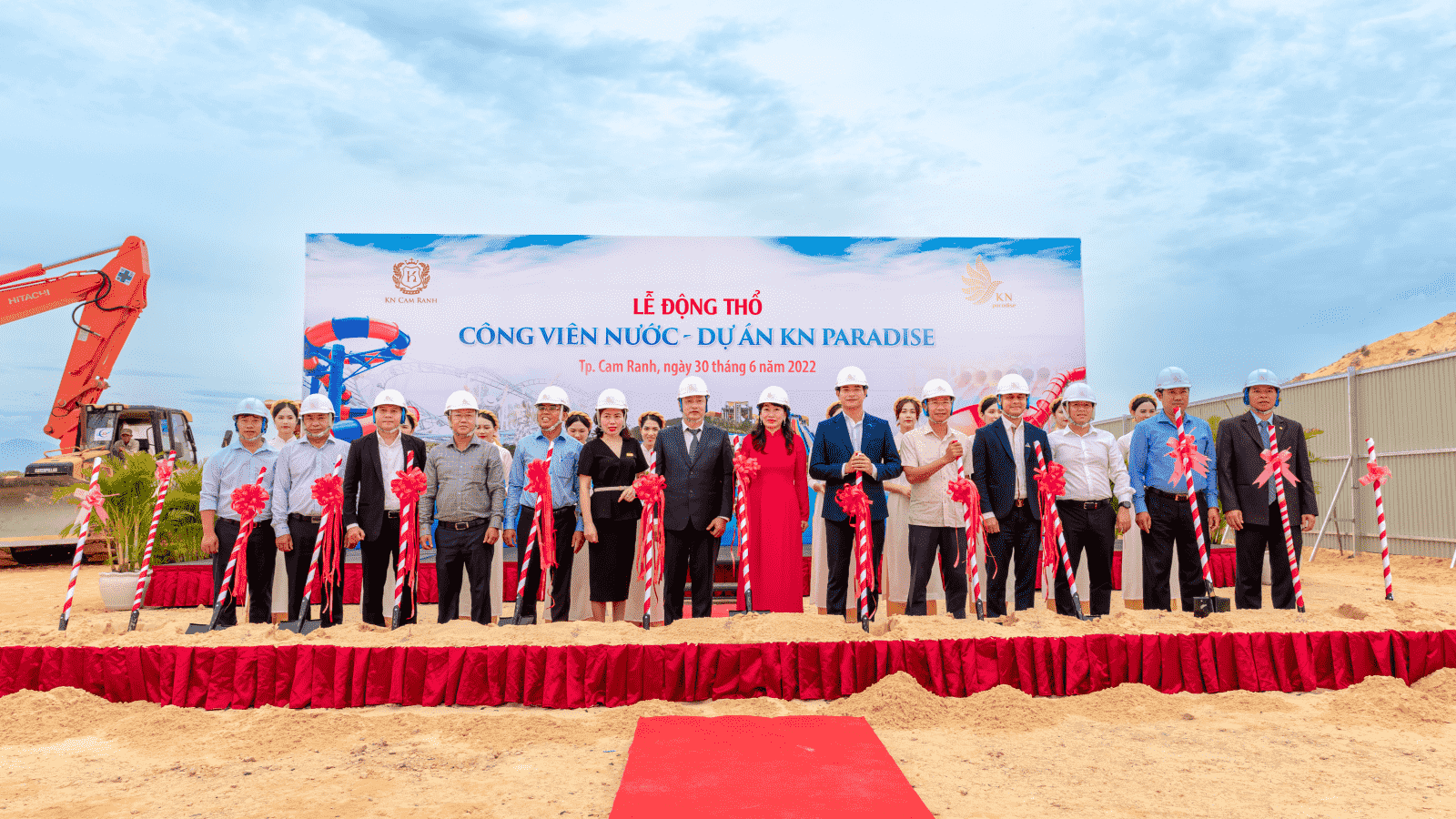 Lễ giới thiệu đối tác tài trợ tài chính và lễ động thổ công viên nước KN Paradise