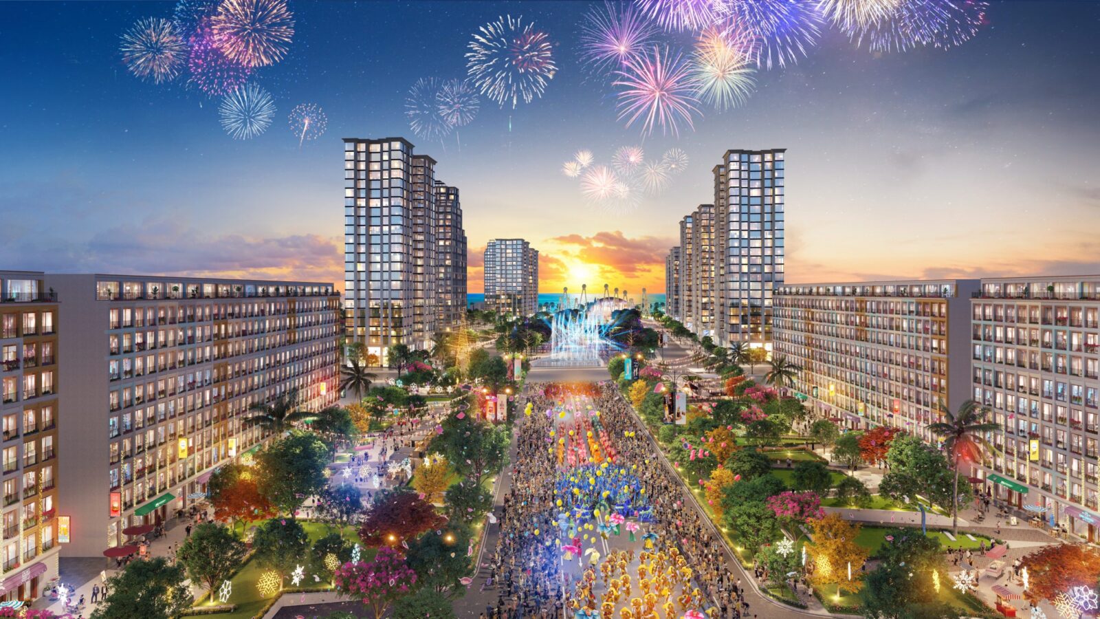 Sun Grand Boulevard – La Fiesta: Tổ hợp bất động sản thương mại và lưu trú xây cao tầng, được sở hữu lâu dài